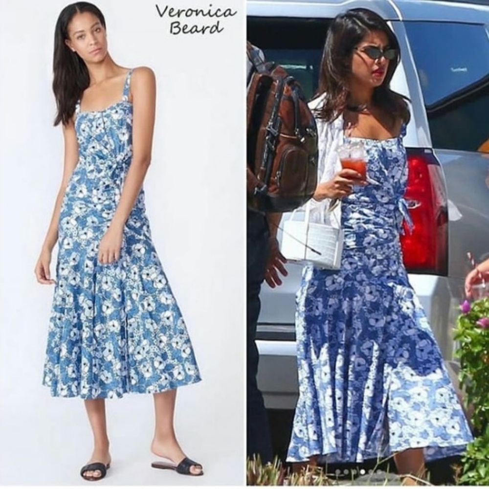 NWOT Veronica Beard Marena Cotton Dress Size 8